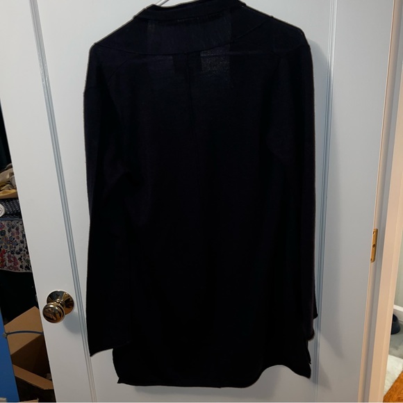 Navy Blue Cynthia Rowley Cardigan - Picture 2 of 3